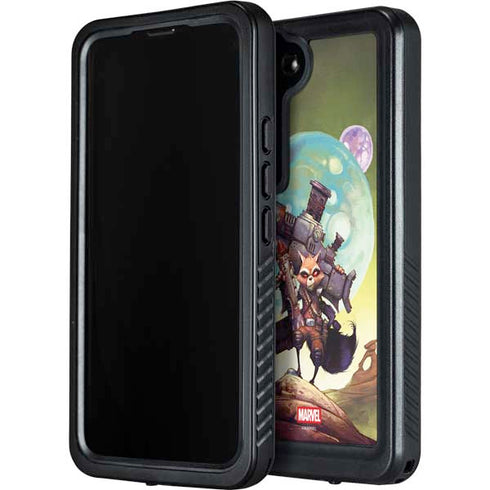Marvel Rocket Raccoon Armored Arsenal Galaxy S24 Waterproof Case